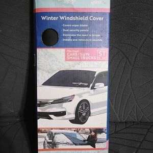 Winter Windshield Cover - Black